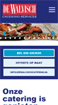 Mobile Screenshot of dewalvischcatering.nl