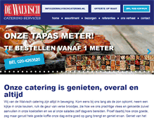 Tablet Screenshot of dewalvischcatering.nl